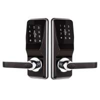 Smart home digital electronic door lock with high security performance fingerprint password  lock